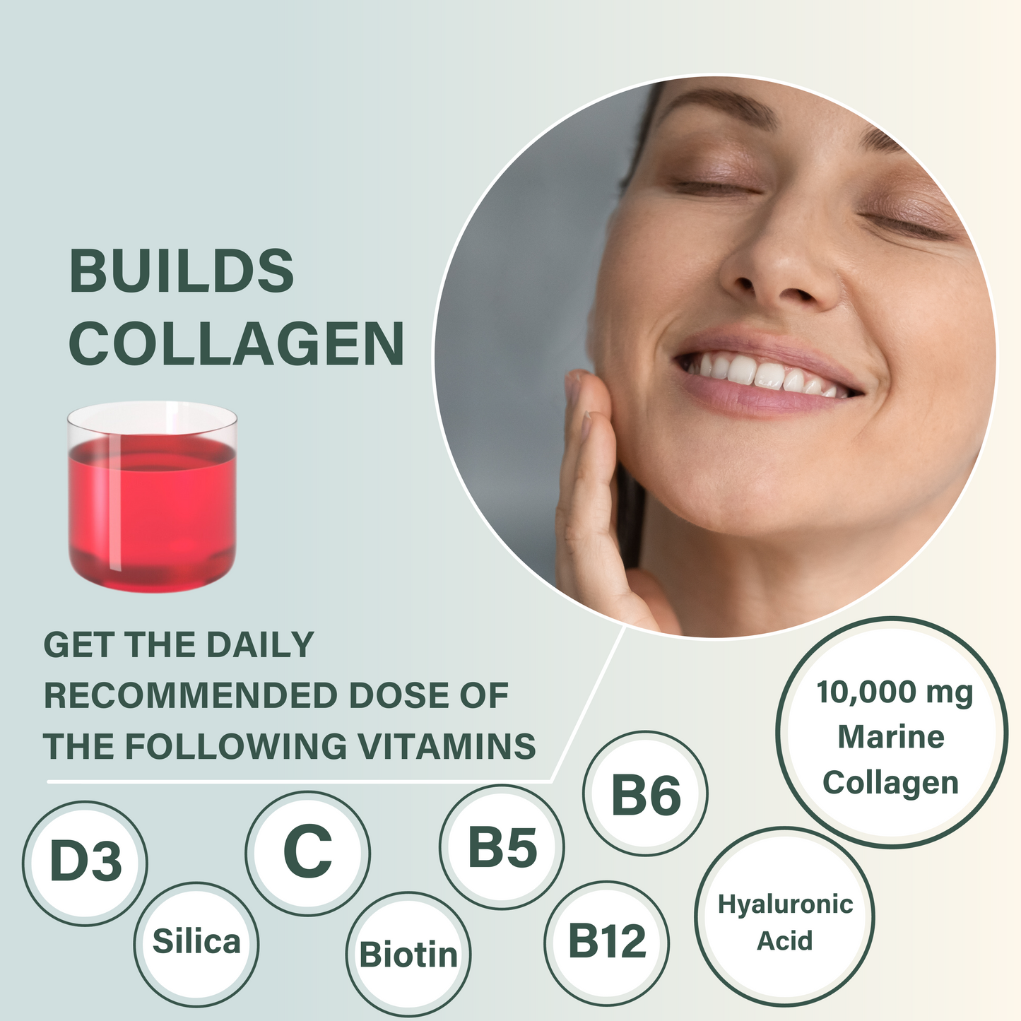6-in-1 Hydrolysed Marine Collagen 10,000Mg