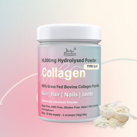Pure Grass Fed Bovine Collagen Peptides Powder 10,000Mg